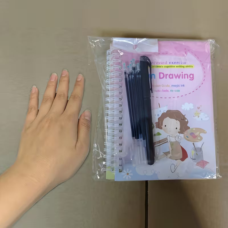 Reusable Handwriting Practice Workbooks (4-Piece Set)