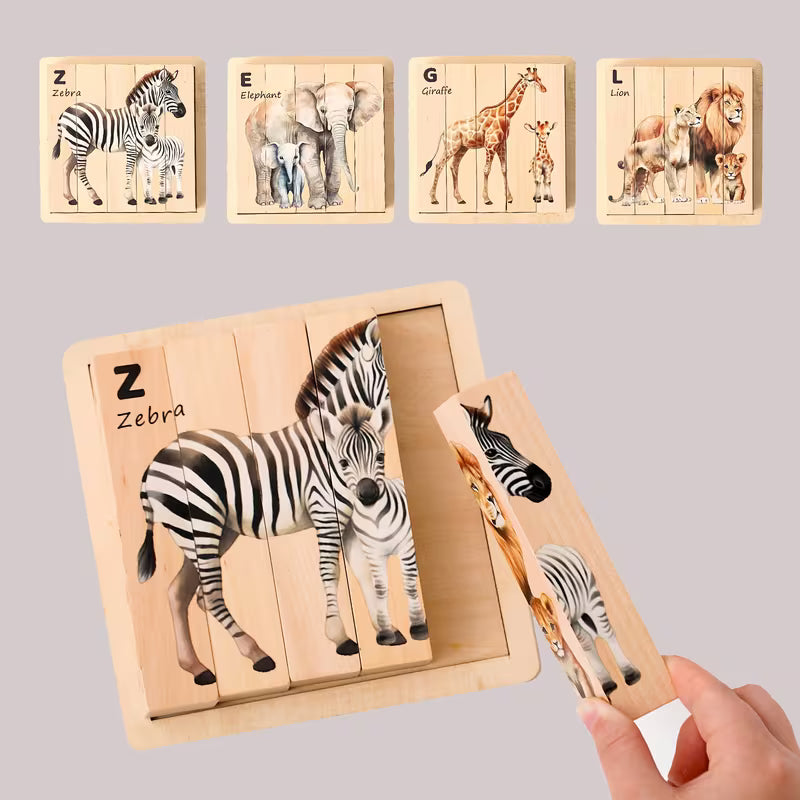 Educational Wooden puzzle blocks