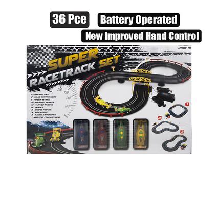 36-Piece Super Race Track – Battery Operated