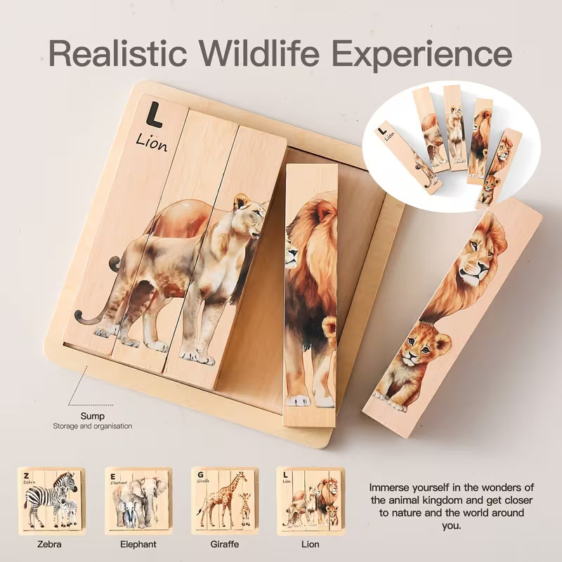 Educational Wooden puzzle blocks