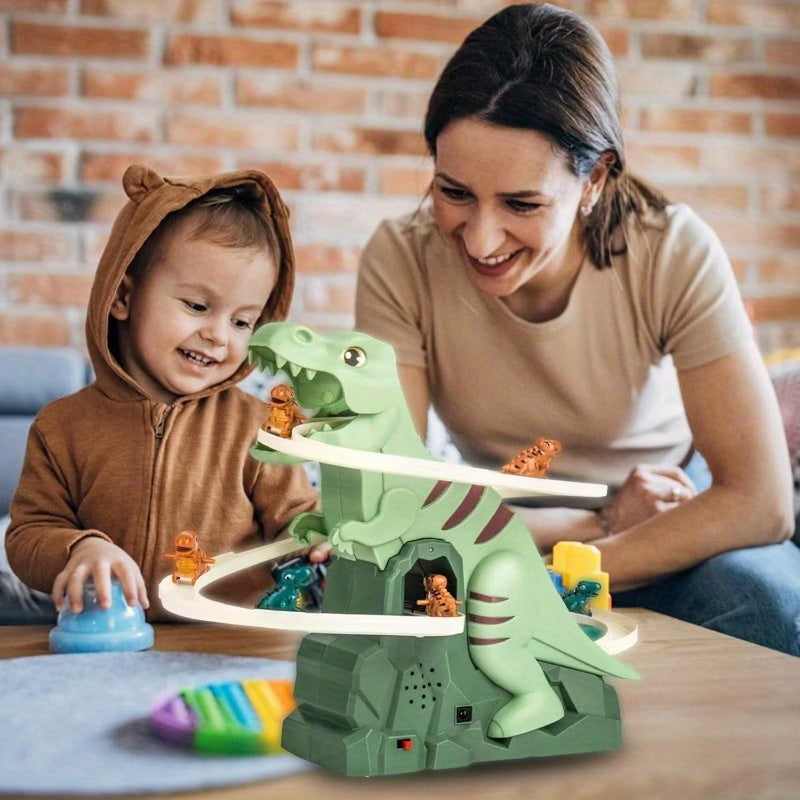 Dinosaur Climbing Slide Track Toy
