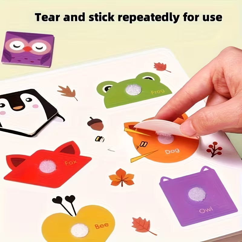 Interactive Reusable Educational Quiet Book