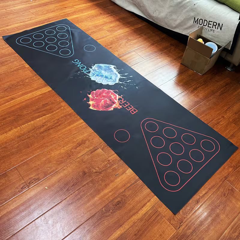 Beer-pong table cloth