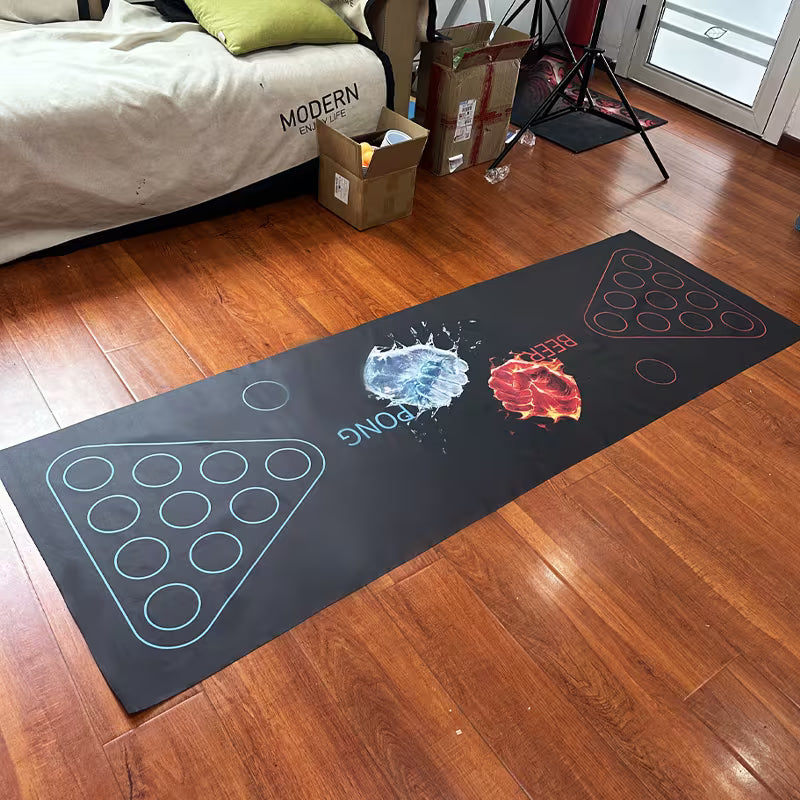 Beer-pong table cloth