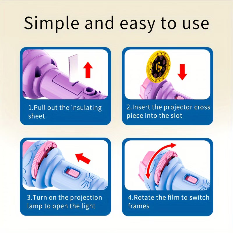 Projection Flashlight Puzzle Toy