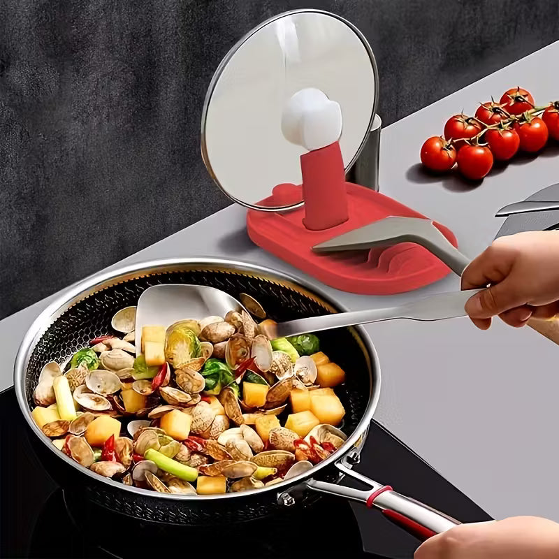 Pot Lid Holder & Spoon Rest