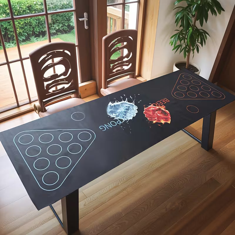 Beer-pong table cloth