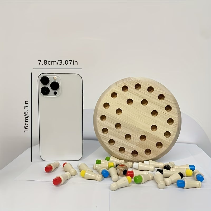 Educational Wooden Memory Matching Game