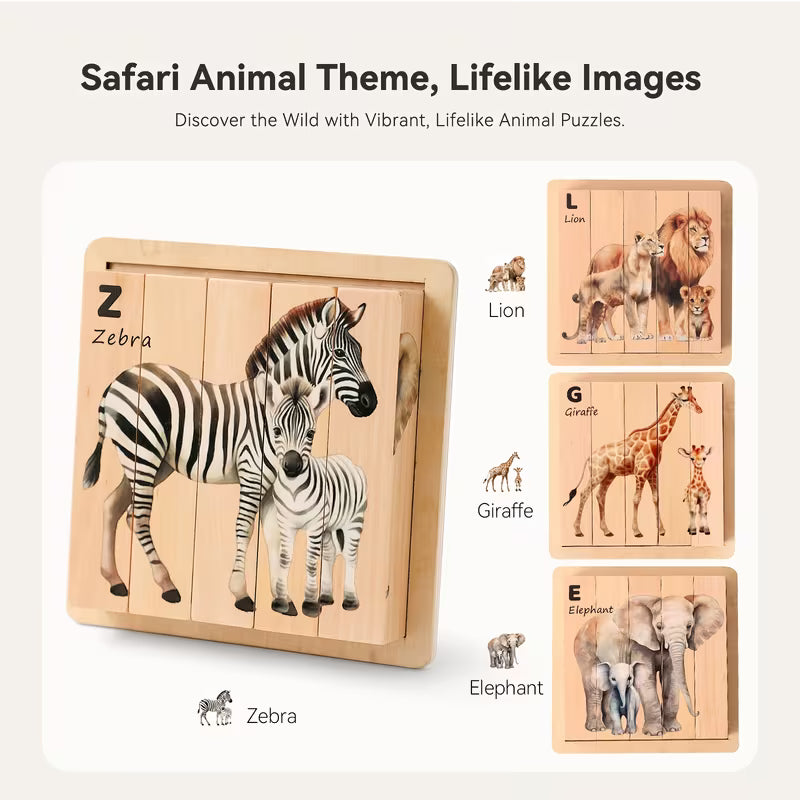 Educational Wooden puzzle blocks