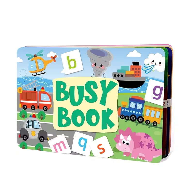 Interactive Reusable Educational Quiet Book