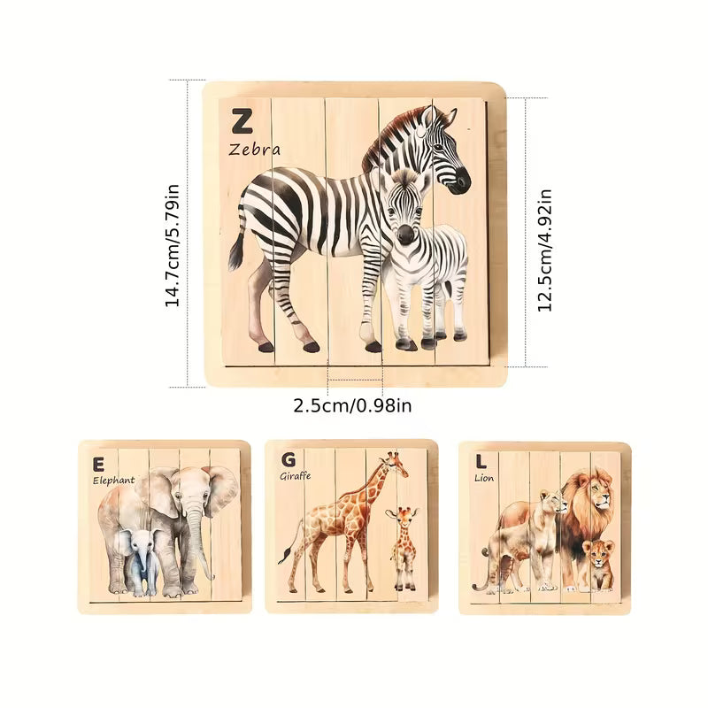 Educational Wooden puzzle blocks