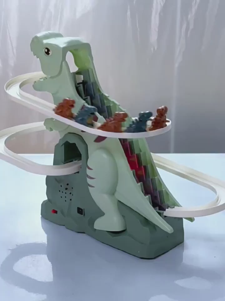 Dinosaur Climbing Slide Track Toy